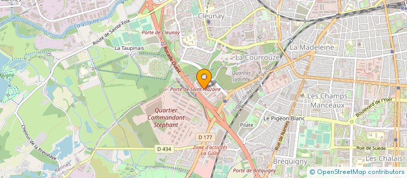 localisation de l'entreprise LEGENDRE DEVELOPPEMENT GRAND OUEST  SAINT-JACQUES-DE-LA-LANDE