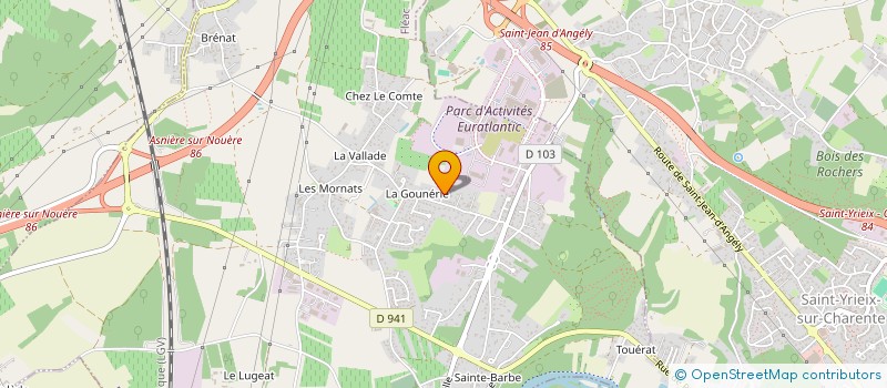 localisation de l'entreprise LEGENDRE EVENTING à FLEAC