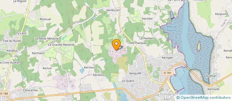 localisation de l'entreprise LEGENDRE HOLDING  LA TRINITE-SUR-MER