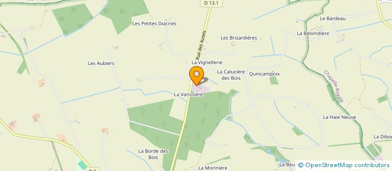 localisation de l'entreprise LEGENDRE MAILODIS à LA BAZOCHE-GOUET