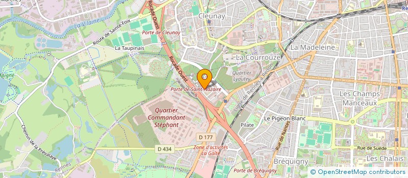 localisation de l'entreprise LEGENDRE MEDITERRANEE à SAINT-JACQUES-DE-LA-LANDE