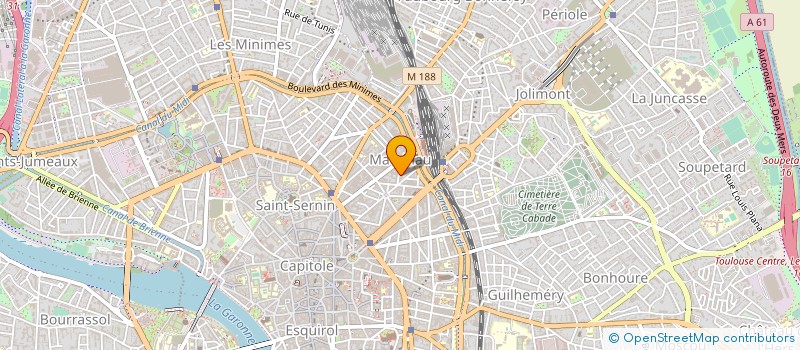 localisation de l'entreprise LEGENDRE PLOMBERIE à CASTANET-TOLOSAN