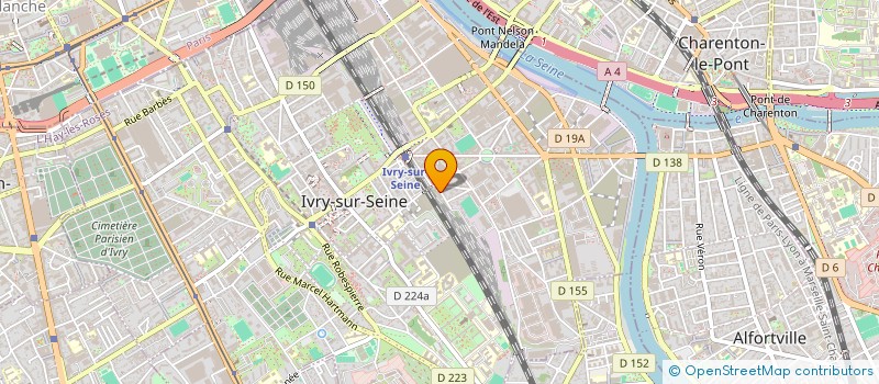 localisation de l'entreprise LEGENDS  IVRY-SUR-SEINE