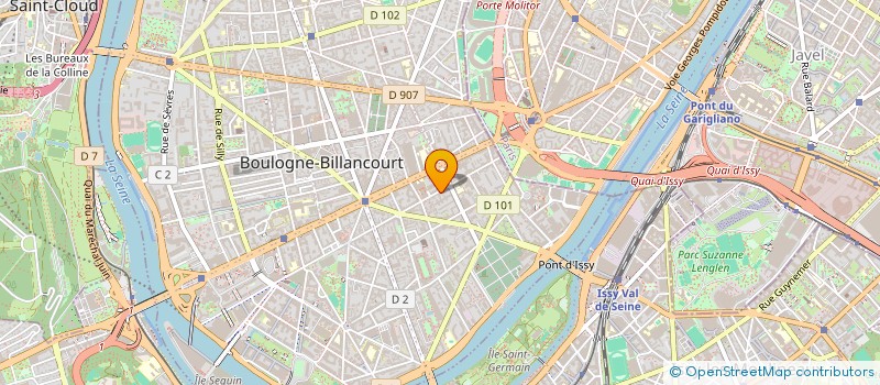 localisation de l'entreprise LEGENDS BY ASTEK  BOULOGNE-BILLANCOURT