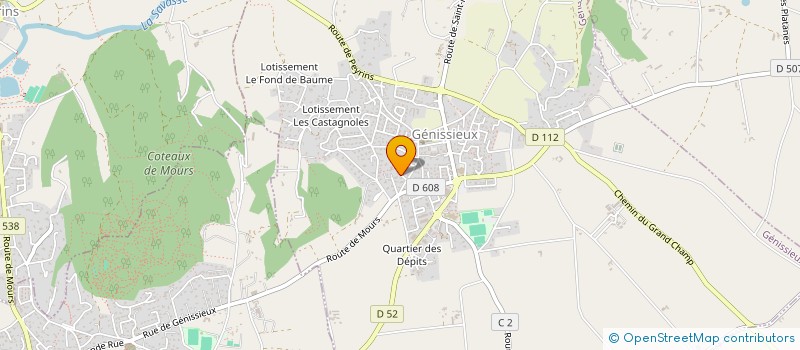 localisation de l'entreprise LEGER ALPES  GENISSIEUX