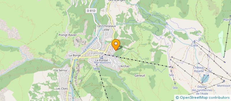 localisation de l'entreprise LEGER/ETIEVANT  VALLOIRE