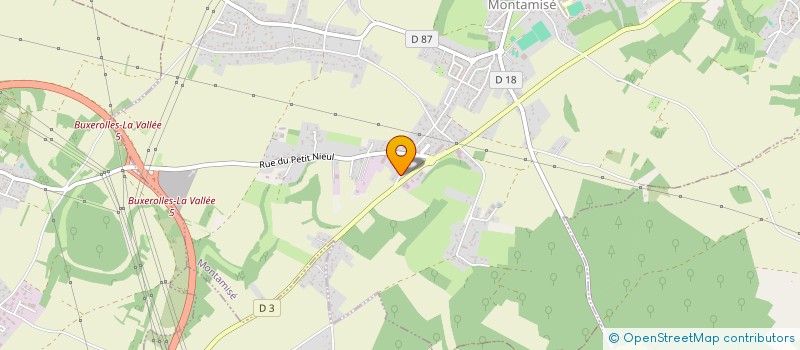 localisation de l'entreprise LEGER INVEST  MONTAMISE