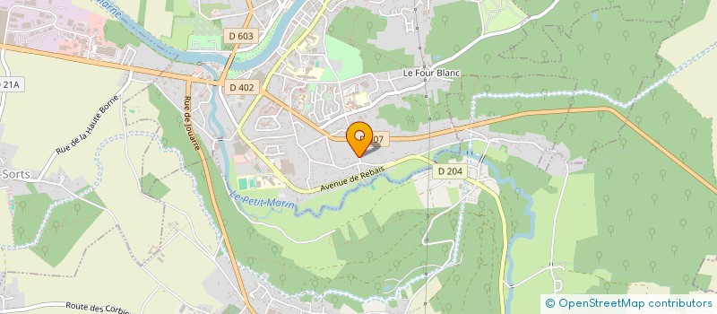 localisation de l'entreprise LEGER MAURICE à LA FERTE-SOUS-JOUARRE