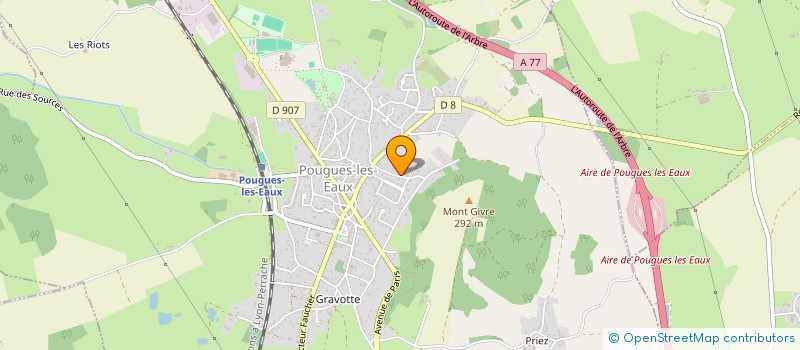 localisation de l'entreprise LEGER PERE ET FILS à POUGUES-LES-EAUX