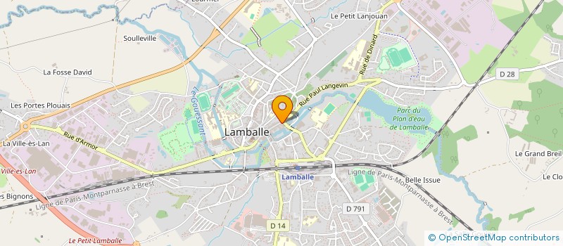 localisation de l'entreprise LEGEREMENT SUCRE à LAMBALLE-ARMOR