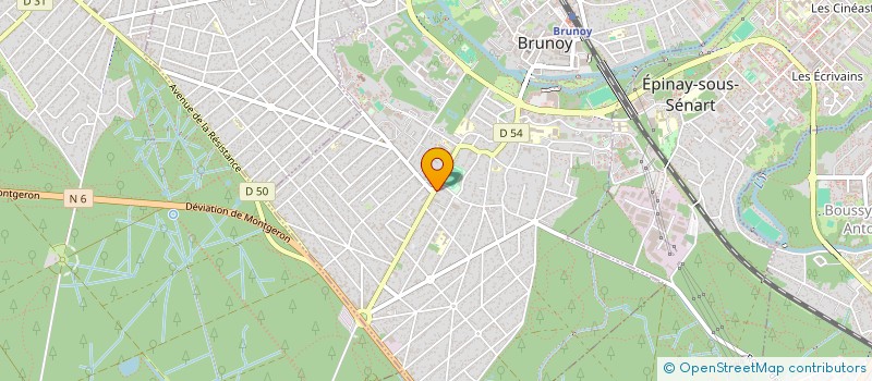 localisation de l'entreprise LEGERETE & GOURMANDISES  BRUNOY