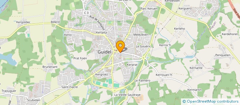 localisation de l'entreprise LEGFLO à GUIDEL