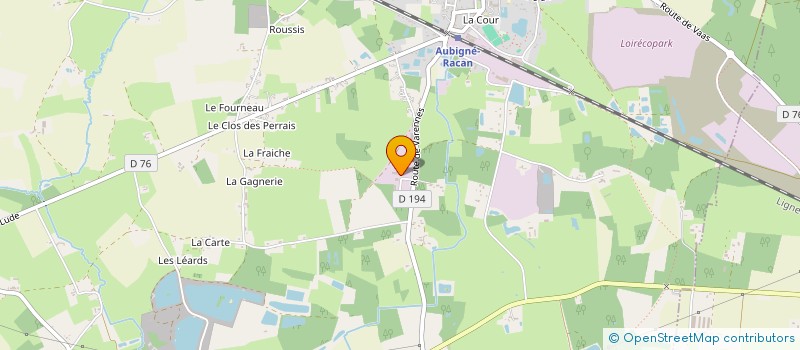 localisation de l'entreprise LEGGETT & PLATT FRANCE  AUBIGNE-RACAN