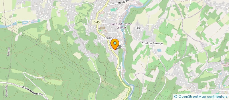 localisation de l'entreprise LEGGS CONFORT  RENAGE