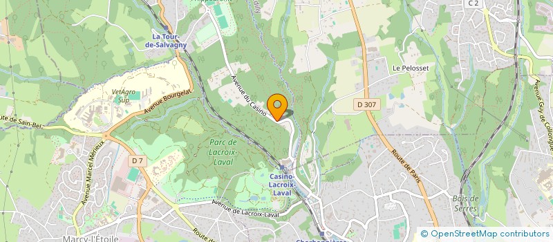 localisation de l'entreprise LEGI MONTS D'OR  TASSIN-LA-DEMI-LUNE