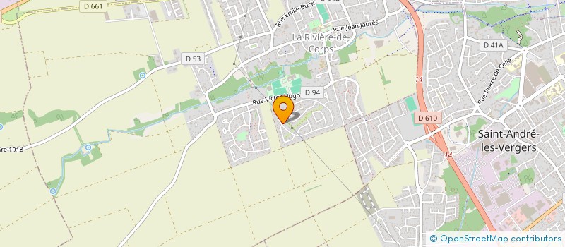 localisation de l'entreprise LEGICYBER  LA RIVIERE-DE-CORPS