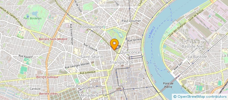 localisation de l'entreprise LEGIDE AVOCATS  BORDEAUX