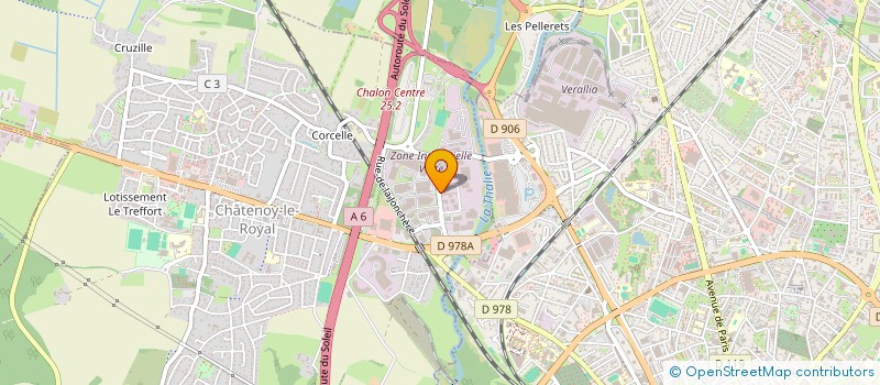 localisation de l'entreprise LEGIE  CHATENOY-LE-ROYAL