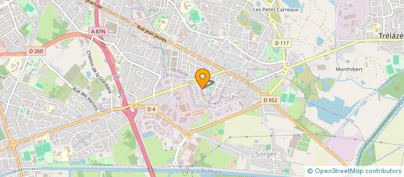 localisation de l'entreprise LEGIEC à ANGERS