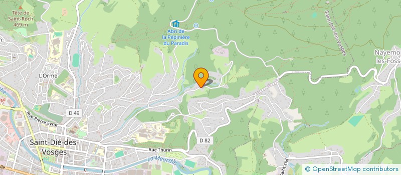 localisation de l'entreprise LEGILYS INVESTISSEMENTS à SAINT-DIE-DES-VOSGES