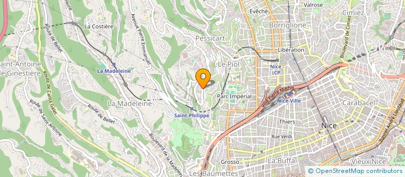 localisation de l'entreprise LEGIM à NICE