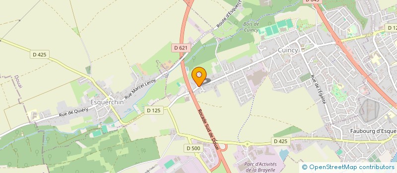 localisation de l'entreprise LEGIM  CUINCY