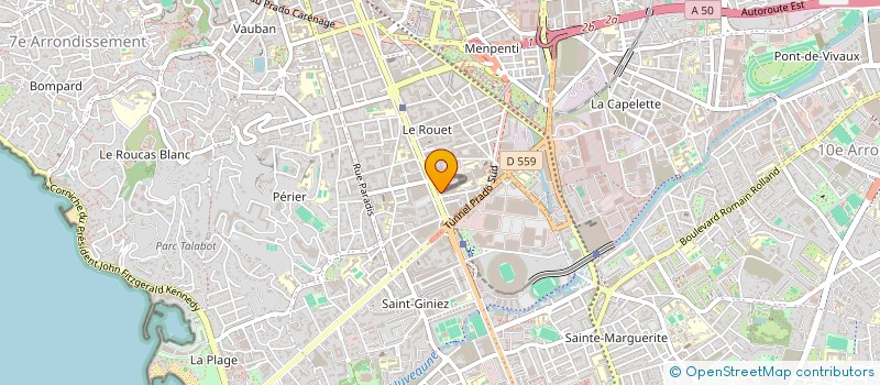 localisation de l'entreprise LEGIMETRIE SARL à MARSEILLE