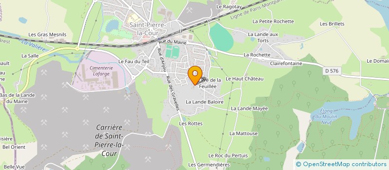 localisation de l'entreprise LEGIMMO  SAINT-PIERRE-LA-COUR