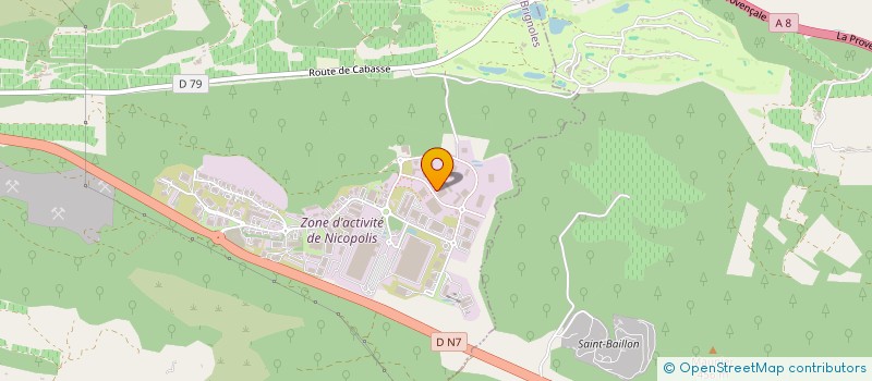 localisation de l'entreprise LEGIO COUVERTURE VAR  BRIGNOLES