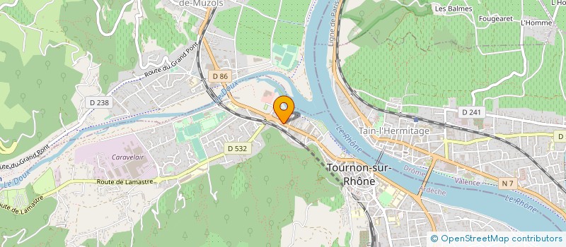 localisation de l'entreprise LEGIO VII IULIA à TOURNON-SUR-RHONE