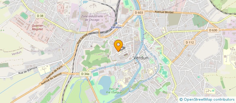 localisation de l'entreprise LEGION SAINT-MAURICE à VERDUN