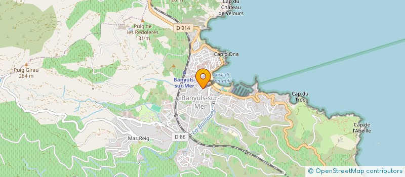 localisation de l'entreprise LEGIOPA  BANYULS-SUR-MER