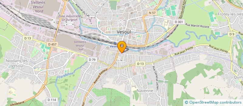 localisation de l'entreprise LEGIS AVOCATS  VESOUL