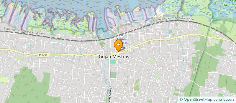 localisation de l'entreprise LEGISACT  GUJAN-MESTRAS