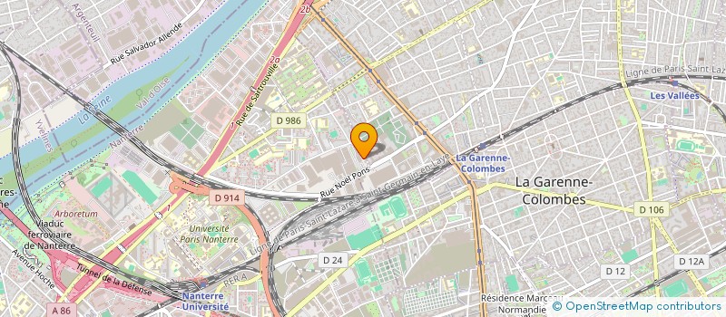 localisation de l'entreprise LEGISLANNE  NANTERRE