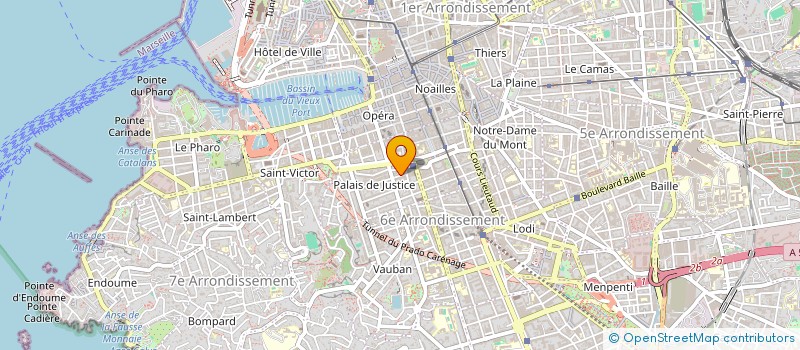localisation de l'entreprise LEGISPORT à MARSEILLE