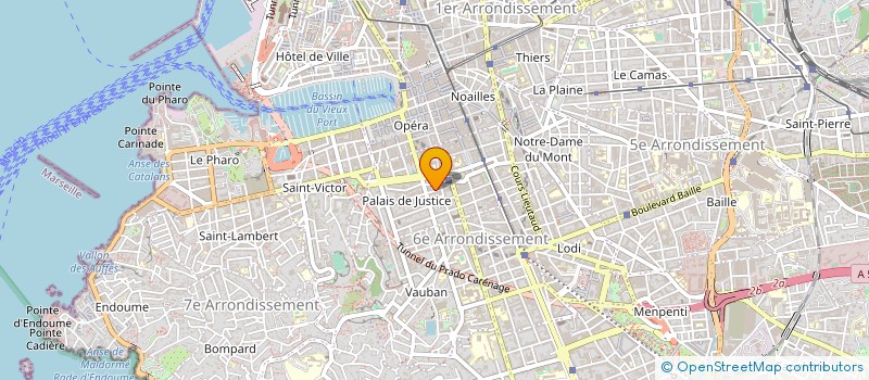 localisation de l'entreprise LEGISPORT à MARSEILLE