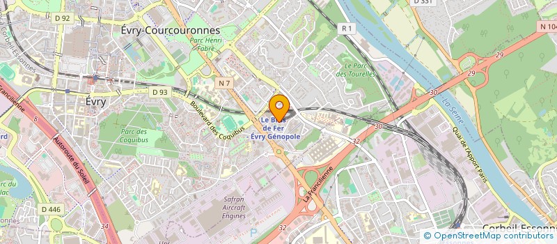 localisation de l'entreprise LEGIT DOE ENTERTAINMENT  EVRY-COURCOURONNES