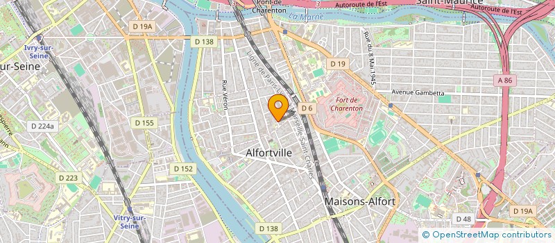 localisation de l'entreprise LEGITIME ALIMENTATION MIEUX ETRE à ALFORTVILLE