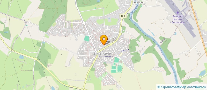 localisation de l'entreprise LEGLOB-JOURNAL  L'HUISSERIE