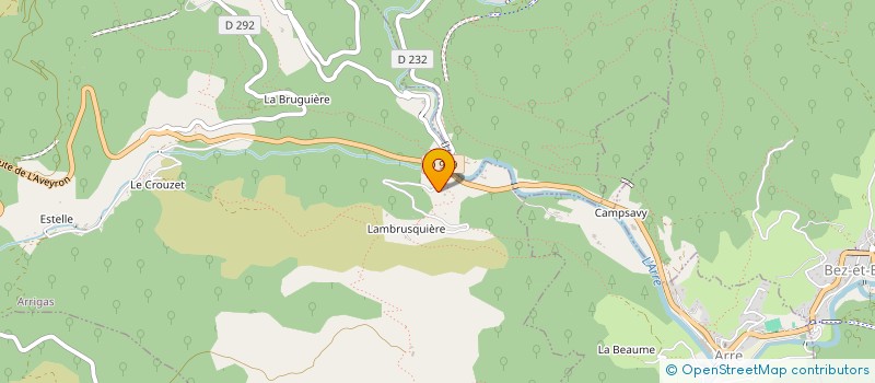 localisation de l'entreprise LEGMACFAJAC  ARRIGAS