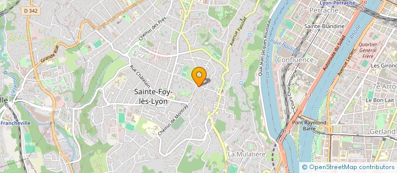 localisation de l'entreprise LEGO  SAINTE-FOY-LES-LYON