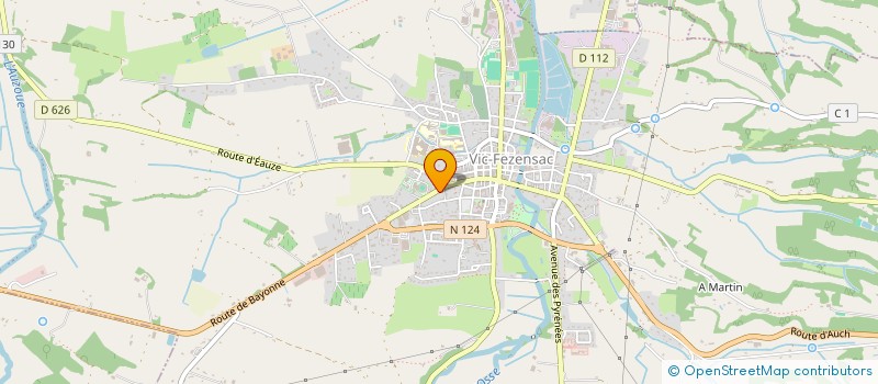 localisation de l'entreprise LEGO à VIC-FEZENSAC