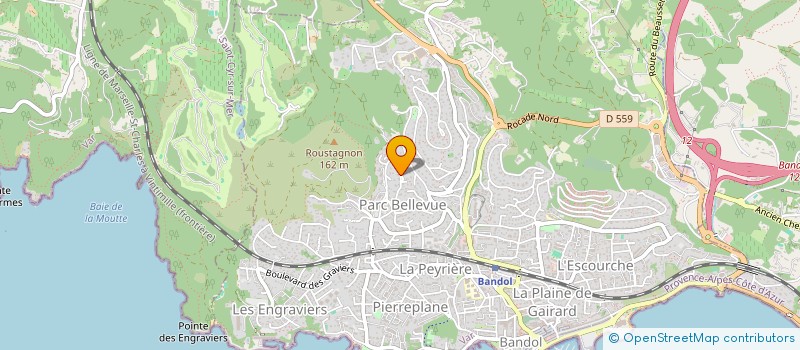 localisation de l'entreprise LEGO  BANDOL