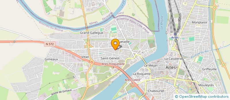 localisation de l'entreprise LEGO à ARLES