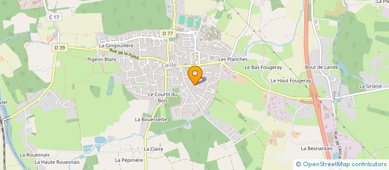 localisation de l'entreprise LEGO  LAILLE