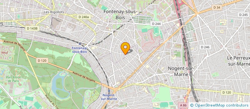 localisation de l'entreprise LEGO INVESTMENTS à FONTENAY-SOUS-BOIS