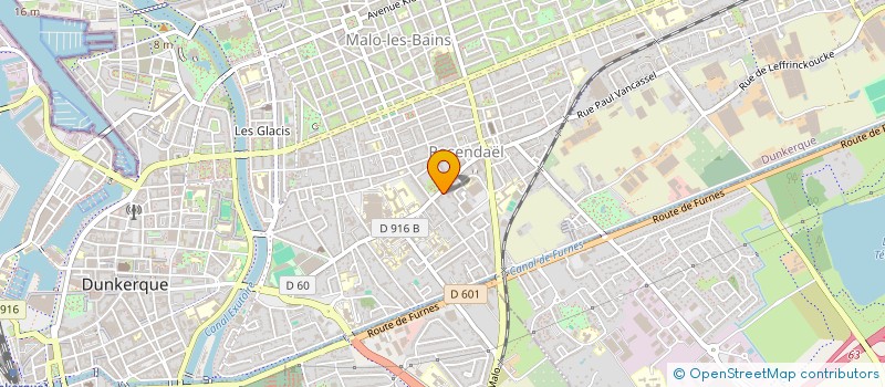 localisation de l'entreprise LEGONA à DUNKERQUE