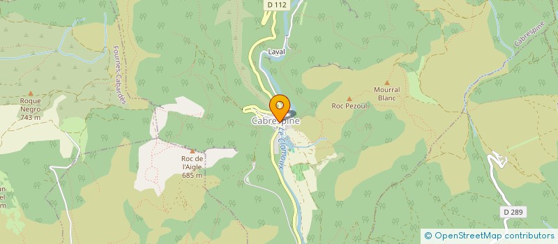 localisation de l'entreprise LEGOND  CABRESPINE