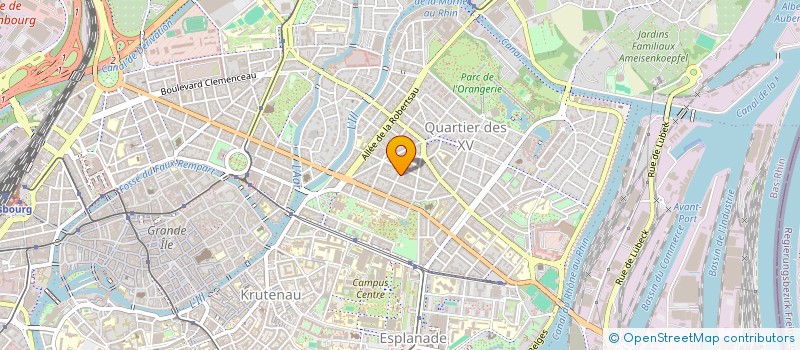localisation de l'entreprise LEGORGEU JC SAS à STRASBOURG
